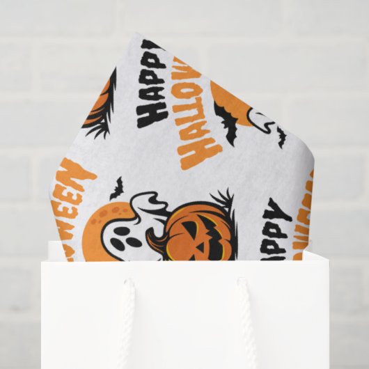 Prettig Halloween Tissuepapier (Cadeauzakje)