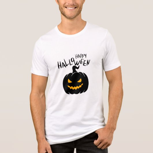 Prettig Halloween Tri-Blend Shirt (Voorkant)