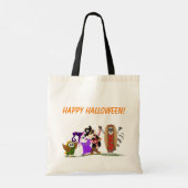 Prettig Halloween van bosdieren Tote Bag (Achterkant)