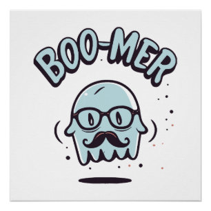 Prettig Halloween van je favoriete Boomer! Perfect Poster