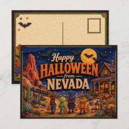 Prettig Halloween van Nevada Kids Briefkaart