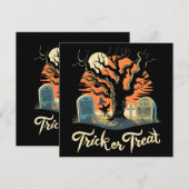 Prettig Halloween van uw grappige kerkhof! (Voorkant / Achterkant)