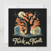 Prettig Halloween van uw grappige kerkhof! (Voorkant)