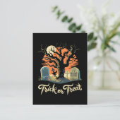 Prettig Halloween van uw grappige kerkhof! Briefkaart (Staand voorkant)