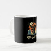 Prettig Halloween van uw grappige kerkhof! Koffiemok (Voorkant links)