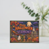 Prettig Halloween van Vermont Kids Briefkaart (Staand voorkant)