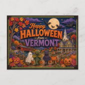 Prettig Halloween van Vermont Kids Briefkaart (Voorkant)