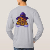 Prettig Halloween Verschrikkelijke Jack T-shirt (Achterkant)