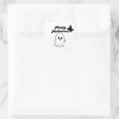 Prettig Halloween Vierkante Sticker (Tas)