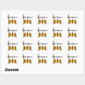 Prettig Halloween Vierkante Sticker (Vel)