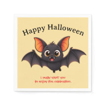 Prettig Halloween Vleermuis Aangepast