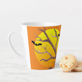 Prettig Halloween Vleermuizen En De Maan Latte Mok