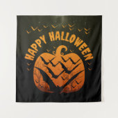 PRETTIG HALLOWEEN VLEERMUIZEN EN POMPOEN  WANDKLEED (Voorkant)