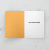 Prettig Halloween voor iedereen Zwarte katten met Feestdagen Kaart (Binnen)