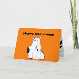 PRETTIG HALLOWEEN -**Vouwbare Wenskaart Kaart