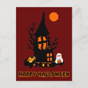 Prettig Halloween Wenskaart Feestdagenkaart