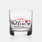 Prettig Halloween Whisky Glas (Voorkant)