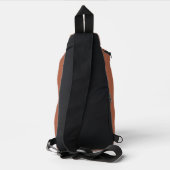 Prettig Halloween, Zwart Kat Motief Sling Bag (Achterkant)