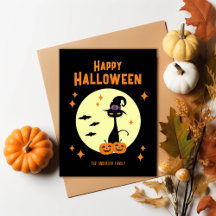 Prettig Halloween Zwarte Kat Persoonlijk