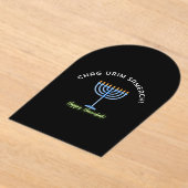 Prettig Hanukka! Acryl Uitnodigingen (Laagn)