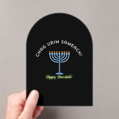 Prettig Hanukka! Acryl Uitnodigingen (Insitu (Draagbaar))