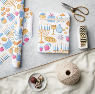 Prettig Hanukka  Cadeaupapier