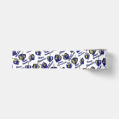 Prettig Hanukka Draaiende Driehoek Grosgrain Lint (Voorkant)