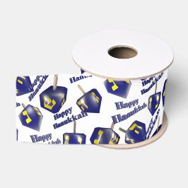 Prettig Hanukka Draaiende Driehoek Grosgrain Lint