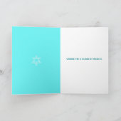 Prettig Hanukka-dreidel Feestdagen Kaart (Binnen)