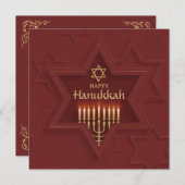 Prettig Hanukka Elke dag Feestdagenkaart (Voorkant / Achterkant)