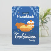 Prettig Hanukka-feest Kaart (Staand voorkant)