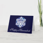 Prettig Hanukka Feestdagen Kaart (Voorkant)