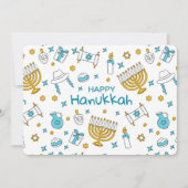 Prettig Hanukka Feestdagenkaart (Voorkant)