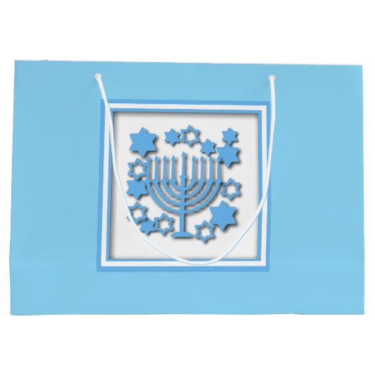 Prettig Hanukka Groot Cadeauzakje (Achterkant)