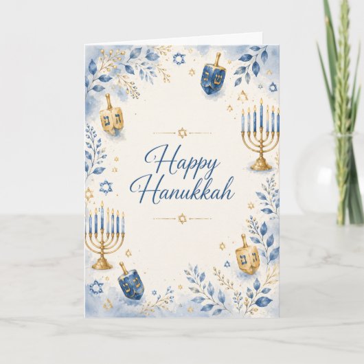 Prettig Hanukka Kaart (Voorkant)