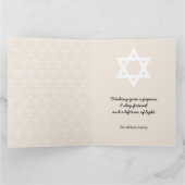 Prettig Hanukka Kaart (Binnen)