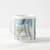 Prettig Hanukka Koffiemok (Voorkant links)
