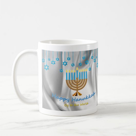 Prettig Hanukka Koffiemok (Links)