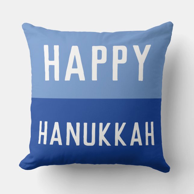 Prettig Hanukka Kussen (Voorkant)