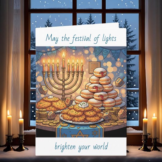 Prettig Hanukka | Lichtfestival Kaart
