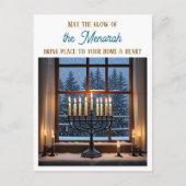 Prettig Hanukka | Moge de Gloed van de Menora Briefkaart (Voorkant)