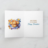 Prettig Hanukka | Moge de gloed van de Menora Kaart (Binnen)