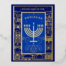 Prettig Hanukka Mooie Joodse Feestdag Menora