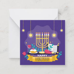 Prettig Hanukka Notitiekaartje