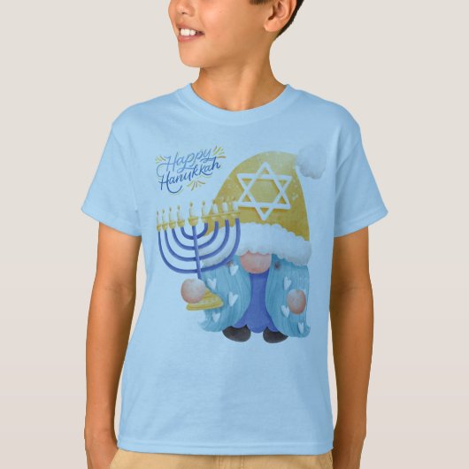 Prettig hanukka t-shirt (Voorkant)