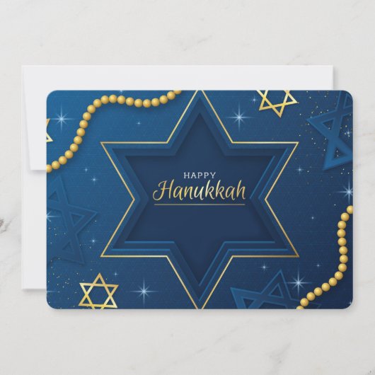 Prettig Hanukkafeest Feestdagenkaart (Voorkant)