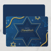 Prettig Hanukkafeest Feestdagenkaart (Voorkant / Achterkant)