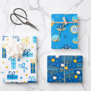 Prettig Hanukkafeest Inpakpapier Vel