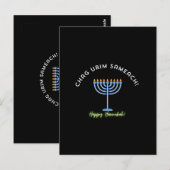 Prettig Hanukkah! Briefkaart (Voorkant / Achterkant)