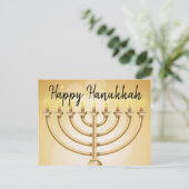 Prettig Hanukkah Briefkaart (Staand voorkant)